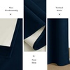 image:imageNICETOWN Sage Green Velvet Curtains amp Drapes  Blackout Thermal Insulating Soft Window Curtains for Bedroom Living Room Dining Sliding Glass Door W52 x L90 inches 2 Panels100 Blackout  Navy Blue