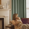 image:imageNICETOWN Sage Green Velvet Curtains amp Drapes  Blackout Thermal Insulating Soft Window Curtains for Bedroom Living Room Dining Sliding Glass Door W52 x L90 inches 2 PanelsSage Green