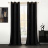 image:imageNICETOWN Sage Green Velvet Curtains amp Drapes  Blackout Thermal Insulating Soft Window Curtains for Bedroom Living Room Dining Sliding Glass Door W52 x L90 inches 2 PanelsBlack