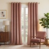 image:imageNICETOWN Sage Green Velvet Curtains amp Drapes  Blackout Thermal Insulating Soft Window Curtains for Bedroom Living Room Dining Sliding Glass Door W52 x L90 inches 2 PanelsDusty Pink