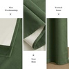 image:imageNICETOWN Sage Green Velvet Curtains amp Drapes  Blackout Thermal Insulating Soft Window Curtains for Bedroom Living Room Dining Sliding Glass Door W52 x L90 inches 2 Panels100 Blackout  Olive Green