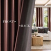 image:imageNICETOWN Sage Green Velvet Curtains amp Drapes  Blackout Thermal Insulating Soft Window Curtains for Bedroom Living Room Dining Sliding Glass Door W52 x L90 inches 2 PanelsDusty Rose Pink