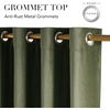 image:imageNICETOWN Sage Green Velvet Curtains amp Drapes  Blackout Thermal Insulating Soft Window Curtains for Bedroom Living Room Dining Sliding Glass Door W52 x L90 inches 2 PanelsGrey Green