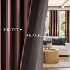 image:imageNICETOWN Sage Green Velvet Curtains amp Drapes  Blackout Thermal Insulating Soft Window Curtains for Bedroom Living Room Dining Sliding Glass Door W52 x L90 inches 2 PanelsDusty Rose Pink
