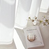 image:imageNICETOWN White Sheer Curtains 80 inches Long for Living Room 34 W Semi Privacy Drapes Grommet Window Treatment Light Filtering Drapes for Home Office BedroomWhite