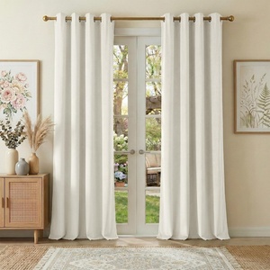 image:imageNICETOWN Sage Green Velvet Curtains amp Drapes  Blackout Thermal Insulating Soft Window Curtains for Bedroom Living Room Dining Sliding Glass Door W52 x L90 inches 2 Panels100 Blackout  Cream Ivory