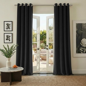 image:imageNICETOWN Sage Green Velvet Curtains amp Drapes  Blackout Thermal Insulating Soft Window Curtains for Bedroom Living Room Dining Sliding Glass Door W52 x L90 inches 2 PanelsOnyx