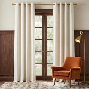 image:imageNICETOWN Sage Green Velvet Curtains amp Drapes  Blackout Thermal Insulating Soft Window Curtains for Bedroom Living Room Dining Sliding Glass Door W52 x L90 inches 2 PanelsIvory