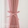 image:imageNICETOWN Light Pink Kids Bed Canopy for Nursery  Decorative Soft Voile Sheer Mosquito Net Window Scarf DIY Ascot Top Bed Scarf for PrincessBaby W114 x L180 1 PanelCoral Pink