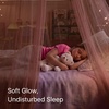 image:imageNICETOWN Light Pink Kids Bed Canopy for Nursery  Decorative Soft Voile Sheer Mosquito Net Window Scarf DIY Ascot Top Bed Scarf for PrincessBaby W114 x L180 1 PanelCoral Pink