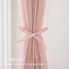 image:imageNICETOWN Light Pink Kids Bed Canopy for Nursery  Decorative Soft Voile Sheer Mosquito Net Window Scarf DIY Ascot Top Bed Scarf for PrincessBaby W114 x L180 1 PanelLight Pink