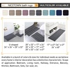 image:imageNICETOWN Grey Bathroom Contour Rug Sets Extra Thick Bath Rugs for Bathroom Soft Plush Chenille Shaggy Bath Mats Living Room Bedroom Mats Water Absorbent Floor Carpets 20 x 32 Plus 24 x 24 U