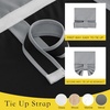 image:imageNICETOWN 100 Blackout French Door Curtains for Door Window Privacy Thermal Insulated Short Curtains for Kitchen Tie Up Shade Window Covering for Christmas Sage Green W26 X L40 Inch 1 PanelDove Gray