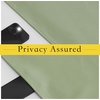 image:imageNICETOWN 100 Blackout French Door Curtains for Door Window Privacy Thermal Insulated Short Curtains for Kitchen Tie Up Shade Window Covering for Christmas Sage Green W26 X L40 Inch 1 PanelOlive Green