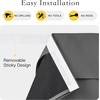 image:imageNICETOWN 100 Blackout French Door Curtains for Door Window Privacy Thermal Insulated Short Curtains for Kitchen Tie Up Shade Window Covering for Christmas Sage Green W26 X L40 Inch 1 PanelGrey
