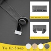 image:imageNICETOWN 100 Blackout French Door Curtains for Door Window Privacy Thermal Insulated Short Curtains for Kitchen Tie Up Shade Window Covering for Christmas Sage Green W26 X L40 Inch 1 PanelGrey