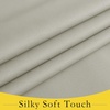 image:imageNICETOWN 100 Blackout French Door Curtains for Door Window Privacy Thermal Insulated Short Curtains for Kitchen Tie Up Shade Window Covering for Christmas Sage Green W26 X L40 Inch 1 PanelSand