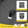 image:imageNICETOWN 100 Blackout French Door Curtains for Door Window Privacy Thermal Insulated Short Curtains for Kitchen Tie Up Shade Window Covering for Christmas Sage Green W26 X L40 Inch 1 PanelGrey