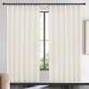 image:imageNICETOWN 96 inch Long Brown Velvet Curtains Extra Wide W62 x L96 Luxury Soft Thermal Insulated Room Darkening Heavy Duty Velvet Drapes for Sliding Glass Door 2 PanelsWhite Series  Ivory White