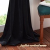 image:imageNICETOWN 96 inch Long Brown Velvet Curtains Extra Wide W62 x L96 Luxury Soft Thermal Insulated Room Darkening Heavy Duty Velvet Drapes for Sliding Glass Door 2 PanelsBlack Series  Black