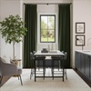 image:imageNICETOWN 96 inch Long Brown Velvet Curtains Extra Wide W62 x L96 Luxury Soft Thermal Insulated Room Darkening Heavy Duty Velvet Drapes for Sliding Glass Door 2 PanelsGreen Series  Olive Green