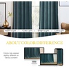 image:imageNICETOWN 96 inch Long Brown Velvet Curtains Extra Wide W62 x L96 Luxury Soft Thermal Insulated Room Darkening Heavy Duty Velvet Drapes for Sliding Glass Door 2 PanelsBlue Series  Greyish Blue
