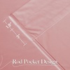 image:imageNICETOWN 96 inch Long Brown Velvet Curtains Extra Wide W62 x L96 Luxury Soft Thermal Insulated Room Darkening Heavy Duty Velvet Drapes for Sliding Glass Door 2 PanelsPink Series  Blush Pink
