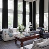 image:imageNICETOWN 96 inch Long Brown Velvet Curtains Extra Wide W62 x L96 Luxury Soft Thermal Insulated Room Darkening Heavy Duty Velvet Drapes for Sliding Glass Door 2 PanelsBlack Series  Black