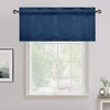 image:imageNICETOWN 96 inch Long Brown Velvet Curtains Extra Wide W62 x L96 Luxury Soft Thermal Insulated Room Darkening Heavy Duty Velvet Drapes for Sliding Glass Door 2 PanelsBlue Series  Navy Blue