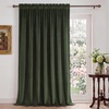 image:imageNICETOWN 96 inch Long Brown Velvet Curtains Extra Wide W62 x L96 Luxury Soft Thermal Insulated Room Darkening Heavy Duty Velvet Drapes for Sliding Glass Door 2 PanelsGreen Series  Olive Green