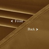 image:imageNICETOWN 96 inch Long Brown Velvet Curtains Extra Wide W62 x L96 Luxury Soft Thermal Insulated Room Darkening Heavy Duty Velvet Drapes for Sliding Glass Door 2 PanelsYellow Series  Gold Brown