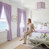 image:imageNICETOWN 96 inch Long Brown Velvet Curtains Extra Wide W62 x L96 Luxury Soft Thermal Insulated Room Darkening Heavy Duty Velvet Drapes for Sliding Glass Door 2 Panels3  Pom Pom  Lilac Purple