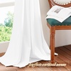 image:imageNICETOWN 96 inch Long Brown Velvet Curtains Extra Wide W62 x L96 Luxury Soft Thermal Insulated Room Darkening Heavy Duty Velvet Drapes for Sliding Glass Door 2 PanelsWhite Series  Pure White