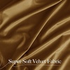 image:imageNICETOWN 96 inch Long Brown Velvet Curtains Extra Wide W62 x L96 Luxury Soft Thermal Insulated Room Darkening Heavy Duty Velvet Drapes for Sliding Glass Door 2 PanelsYellow Series  Gold Brown