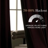 image:imageNICETOWN 96 inch Long Brown Velvet Curtains Extra Wide W62 x L96 Luxury Soft Thermal Insulated Room Darkening Heavy Duty Velvet Drapes for Sliding Glass Door 2 PanelsPink Series  Dusty Rose Pink