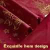 image:imageNICETOWN 96 inch Long Brown Velvet Curtains Extra Wide W62 x L96 Luxury Soft Thermal Insulated Room Darkening Heavy Duty Velvet Drapes for Sliding Glass Door 2 Panels3  Xmas Series  Red