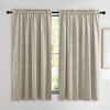 image:imageNICETOWN 96 inch Long Brown Velvet Curtains Extra Wide W62 x L96 Luxury Soft Thermal Insulated Room Darkening Heavy Duty Velvet Drapes for Sliding Glass Door 2 PanelsBrown Series  Camel
