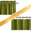 image:imageNICETOWN 96 inch Long Brown Velvet Curtains Extra Wide W62 x L96 Luxury Soft Thermal Insulated Room Darkening Heavy Duty Velvet Drapes for Sliding Glass Door 2 PanelsGreen Series  Moss Green