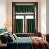 image:imageNICETOWN 96 inch Long Brown Velvet Curtains Extra Wide W62 x L96 Luxury Soft Thermal Insulated Room Darkening Heavy Duty Velvet Drapes for Sliding Glass Door 2 PanelsGreen Series  Olive Green
