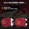 image:imageNICETOWN 96 inch Long Brown Velvet Curtains Extra Wide W62 x L96 Luxury Soft Thermal Insulated Room Darkening Heavy Duty Velvet Drapes for Sliding Glass Door 2 Panels3  Xmas Series  Red