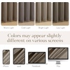 image:imageNICETOWN 96 inch Long Brown Velvet Curtains Extra Wide W62 x L96 Luxury Soft Thermal Insulated Room Darkening Heavy Duty Velvet Drapes for Sliding Glass Door 2 PanelsBrown Series  Taupe