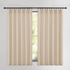 image:imageNICETOWN 96 inch Long Brown Velvet Curtains Extra Wide W62 x L96 Luxury Soft Thermal Insulated Room Darkening Heavy Duty Velvet Drapes for Sliding Glass Door 2 PanelsYellow Series  Beige