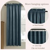 image:imageNICETOWN 96 inch Long Brown Velvet Curtains Extra Wide W62 x L96 Luxury Soft Thermal Insulated Room Darkening Heavy Duty Velvet Drapes for Sliding Glass Door 2 PanelsSlate Blue
