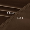 image:imageNICETOWN 96 inch Long Brown Velvet Curtains Extra Wide W62 x L96 Luxury Soft Thermal Insulated Room Darkening Heavy Duty Velvet Drapes for Sliding Glass Door 2 PanelsBrown Series  Brown