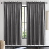image:imageNICETOWN 96 inch Long Brown Velvet Curtains Extra Wide W62 x L96 Luxury Soft Thermal Insulated Room Darkening Heavy Duty Velvet Drapes for Sliding Glass Door 2 PanelsGrey Series  Grey