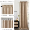 image:imageNICETOWN 96 inch Long Brown Velvet Curtains Extra Wide W62 x L96 Luxury Soft Thermal Insulated Room Darkening Heavy Duty Velvet Drapes for Sliding Glass Door 2 PanelsYellow Series  Beige