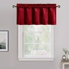 image:imageNICETOWN 96 inch Long Brown Velvet Curtains Extra Wide W62 x L96 Luxury Soft Thermal Insulated Room Darkening Heavy Duty Velvet Drapes for Sliding Glass Door 2 PanelsRed Series  Red