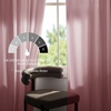 image:imageNICETOWN 96 inch Long Brown Velvet Curtains Extra Wide W62 x L96 Luxury Soft Thermal Insulated Room Darkening Heavy Duty Velvet Drapes for Sliding Glass Door 2 PanelsPink Series  Baby Pink