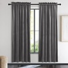 image:imageNICETOWN 96 inch Long Brown Velvet Curtains Extra Wide W62 x L96 Luxury Soft Thermal Insulated Room Darkening Heavy Duty Velvet Drapes for Sliding Glass Door 2 PanelsGrey Series  Grey