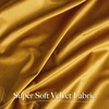 image:imageNICETOWN 96 inch Long Brown Velvet Curtains Extra Wide W62 x L96 Luxury Soft Thermal Insulated Room Darkening Heavy Duty Velvet Drapes for Sliding Glass Door 2 PanelsYellow Series  Mustard Gold